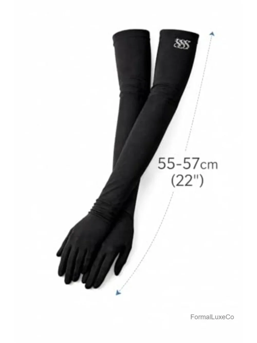 22-Inch Elbow Length Stretch Fabric Formal Evening Opera Gloves